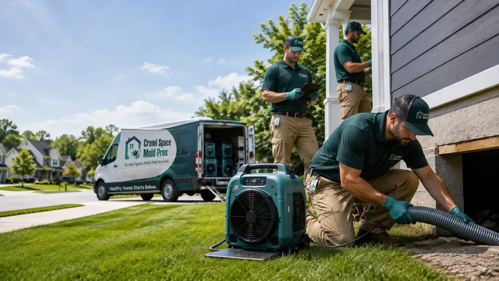 Crawl Space Mold Removal in Nuevo, CA